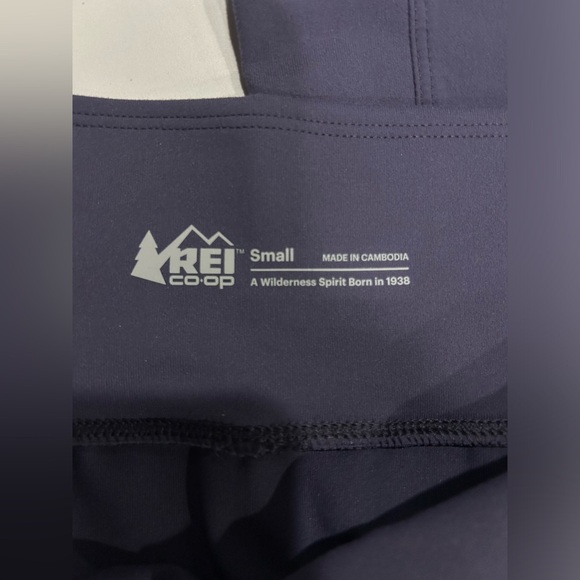 REI Co-op Women's S Small Flash Hybrid Tights Graystone Purple NWT - Picture 4 of 16